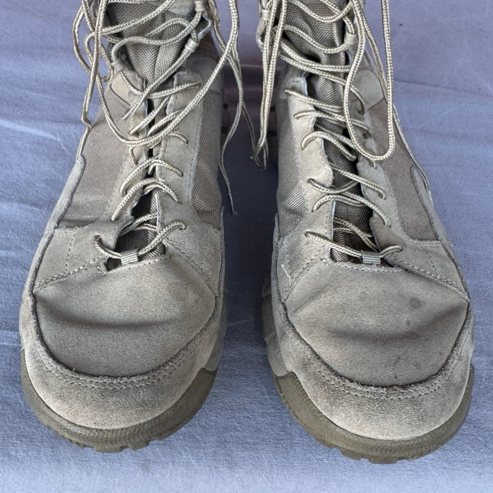 Size 11 - Oakley Boots Mens Beige Suede Combat Tactical Military 11188-889 - Picture 3 of 9